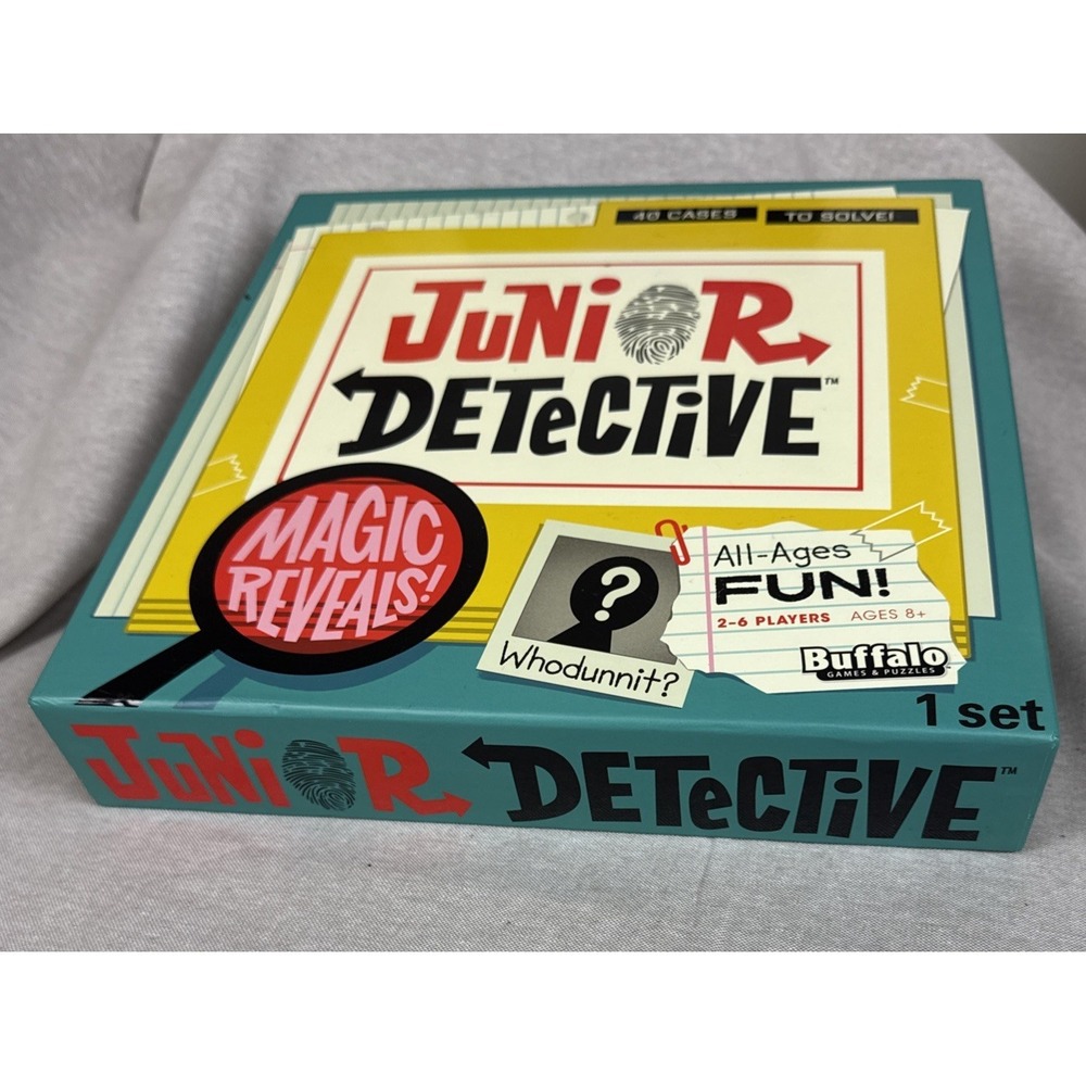 Junior Detective Board Game Buffalo Games  New Sealed Family Mystery - Picture 3 of 5